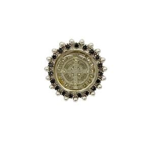 VIRGINS SAINTS & ANGELS VSA Fay San Benito Ring in Silver Night Size 6
